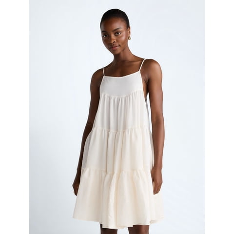 Women’s Flowy Tier Mini Dress, Sizes XS-XXL