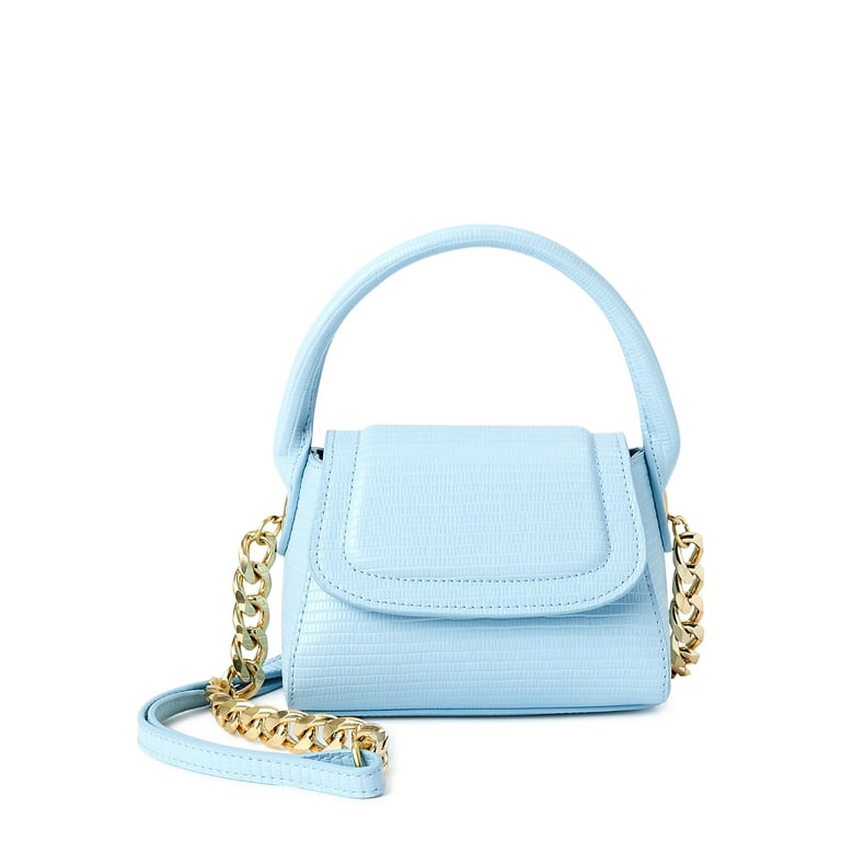 Scoop Women s Faux Leather Solid Print Mini Structured Handbag Omphalodes