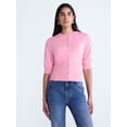 thumbnail image 1 of Scoop Women's and Women's Plus Ribbed Cardigan Sweater, Sizes XS-4X, 1 of 5