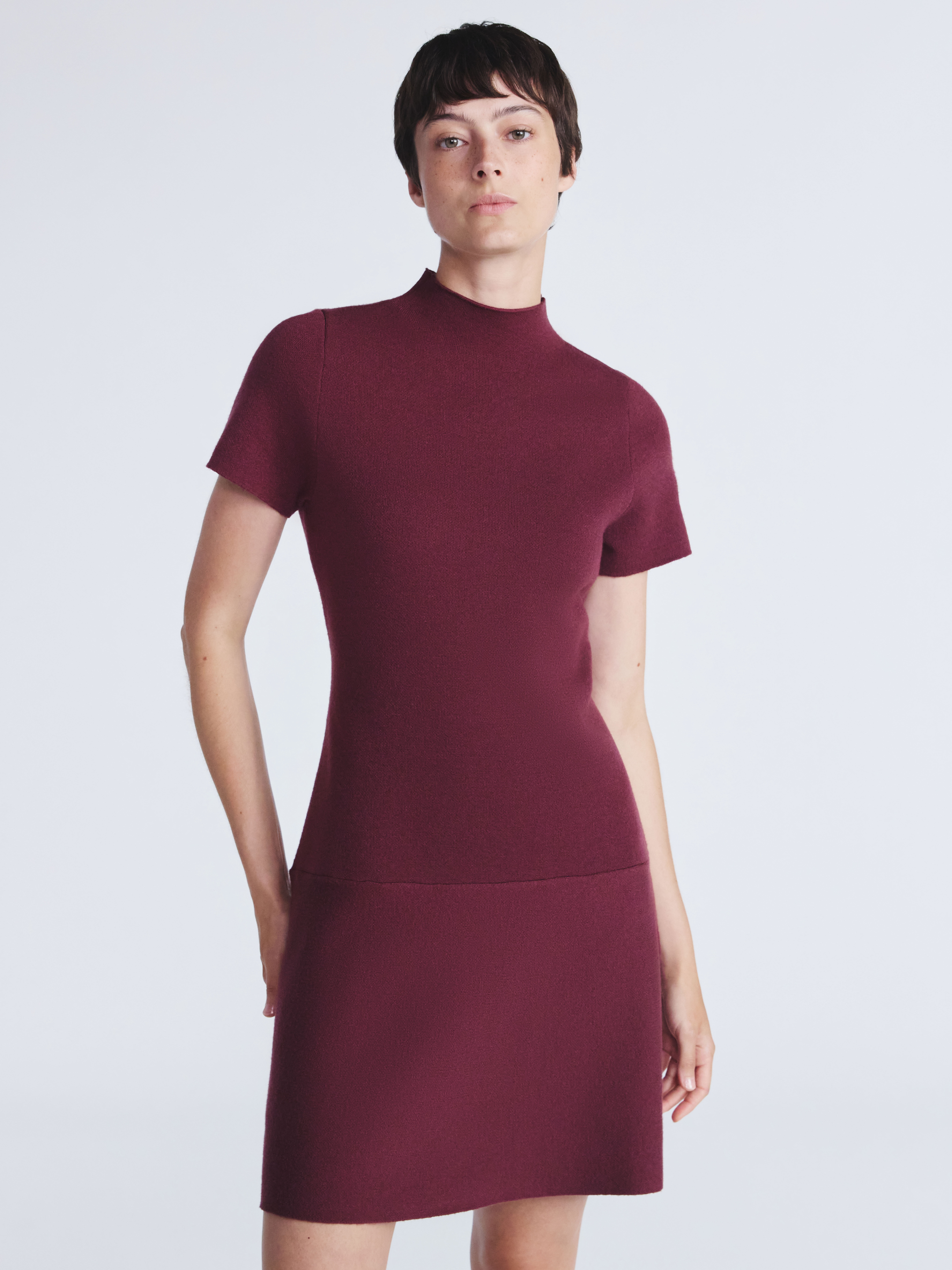 Scoop Women's and Womens Plus Fit and Flare Jacquard Sweater Dress, Sizes XS-4X Scoop Women's and Womens Plus Fit and Flare Jacquard Sweater Dress, Sizes XS-4X