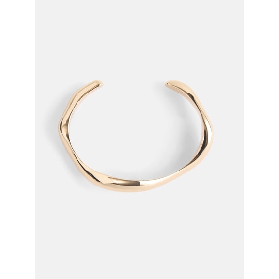 Scoop Women's Open Gold-Tone Cuff Bracelet