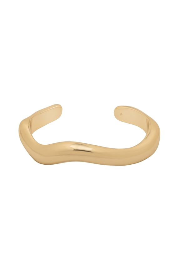 Women's Open Gold Tone Cuff Bracelet, Fashion Jewelry