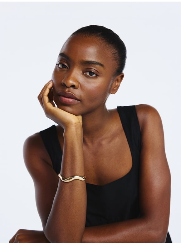 Women's Open Gold-Tone Cuff Bracelet