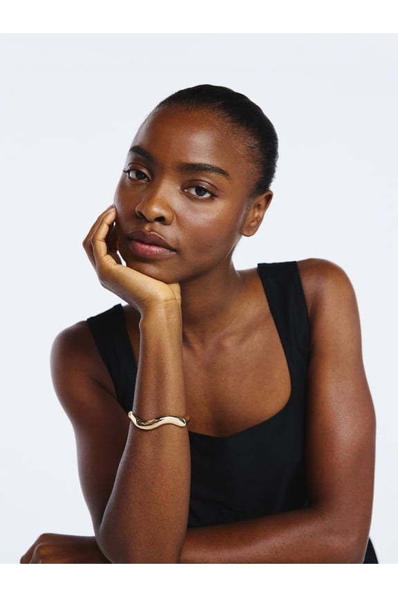 Women's Open Gold-Tone Cuff Bracelet