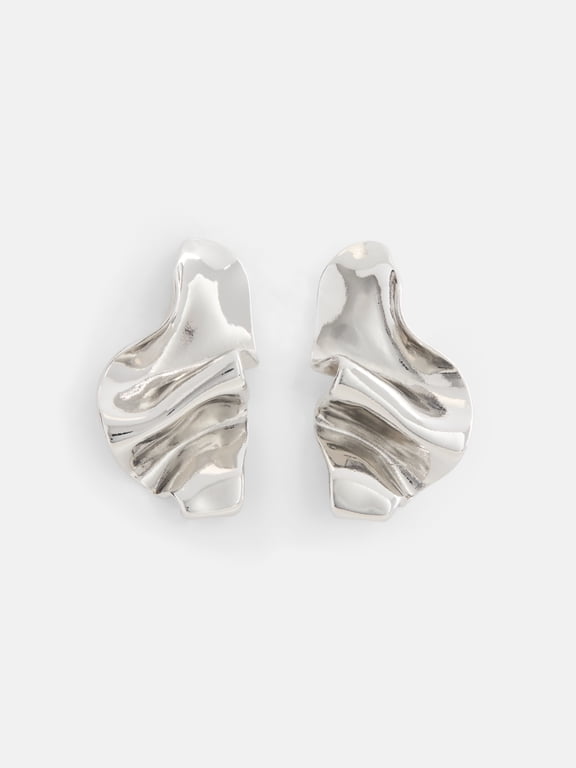 Women’s Organic Swirl Statement Earrings