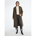 thumbnail image 1 of Scoop Women's and Women's Plus Oversized Faux Wool Coat, Heavyweight, Sizes XS-4X, 1 of 5