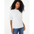 thumbnail image 1 of Scoop Women's Padded Shoulder T-Shirt, 1 of 5