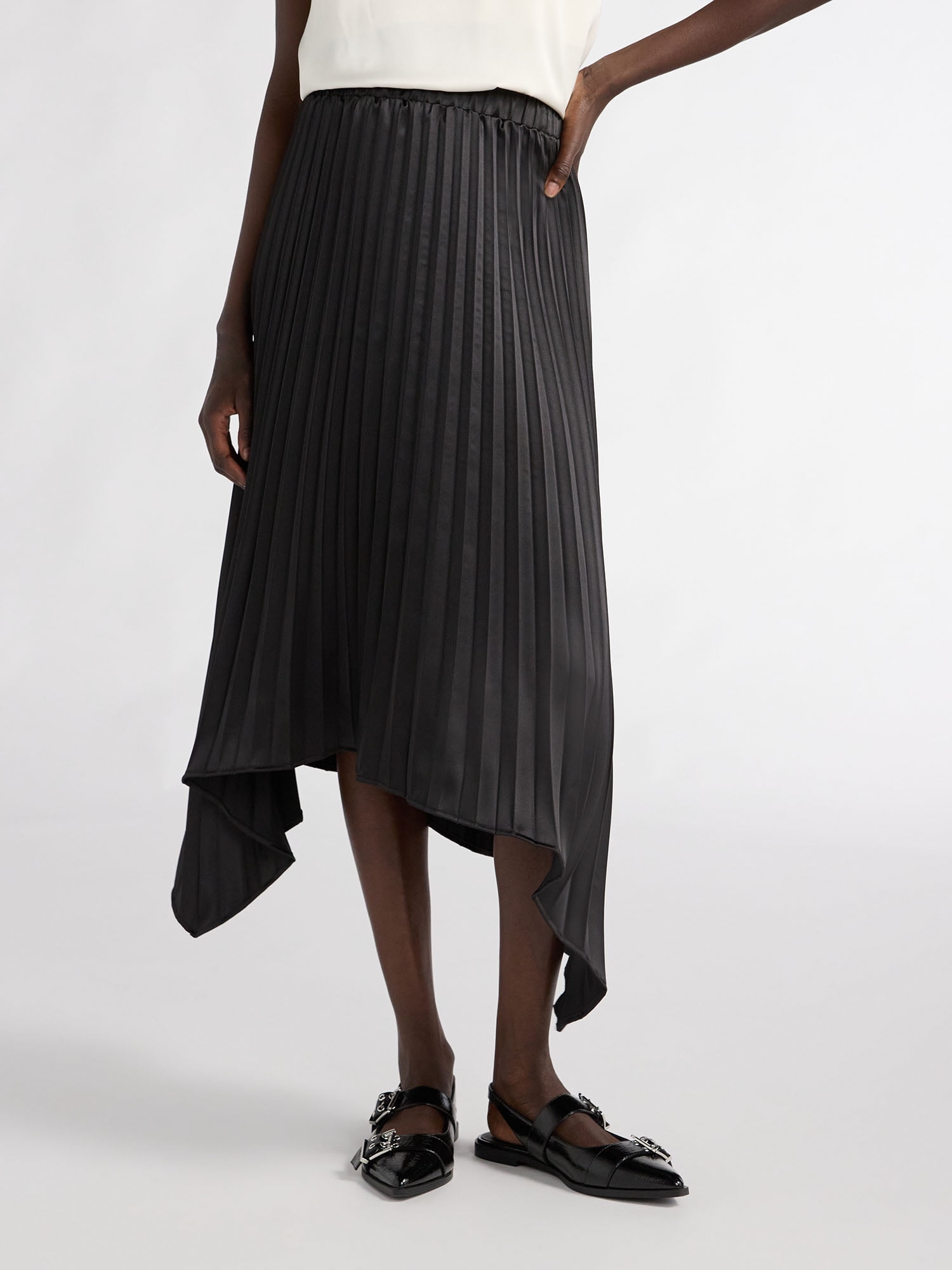 Scoop-Women-s-Pleated-Midi-