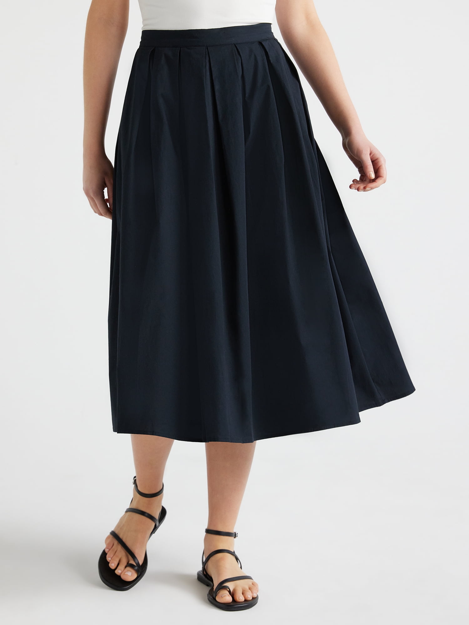 Scoop Women's Pleated Skirt, Sizes XS-XXL - Walmart.com