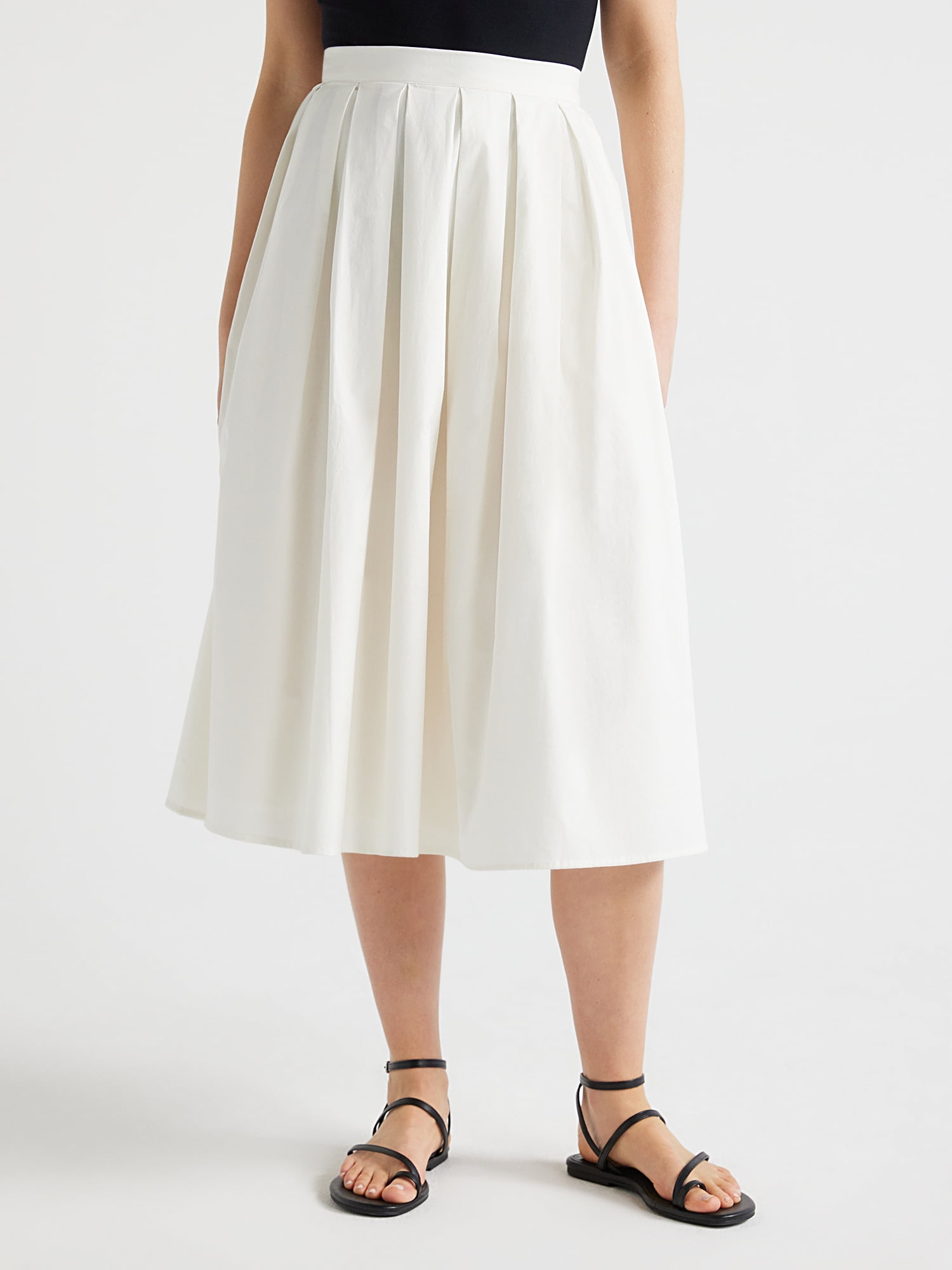 Scoop Women's Pleated Skirt, Sizes XS-XXL - Walmart.com