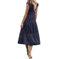 thumbnail image 1 of Scoop Women’s Plisse Halter Maxi Dress with Cutouts, Sizes XS-XXL, 1 of 3