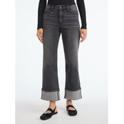 Scoop Women's and Women's Plus Benton Cuffed Ankle Jeans, 25", 27", and 29" Inseams, Sizes 0-26W
