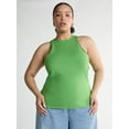 thumbnail image 1 of Scoop Women's and Women's Plus Cutaway Sweater Tank Top, Lightweight, Sizes XS-4X, 1 of 4