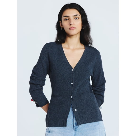 Scoop Women's and Women's Plus V Neck Cardigan, Sizes XS-4X