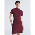 thumbnail image 1 of Scoop Women's and Women’s Plus Fit and Flare Jacquard Sweater Dress, Sizes XS-4X, 1 of 6