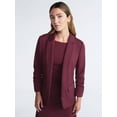 thumbnail image 1 of Scoop Women's and Women’s Plus Ultimate ScubaKnit Relaxed Blazer with Scrunch Sleeves, Sizes XS-4X, 1 of 4