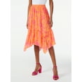 thumbnail image 1 of Scoop Women's Ruffle Tiered Midi Skirt, 1 of 5