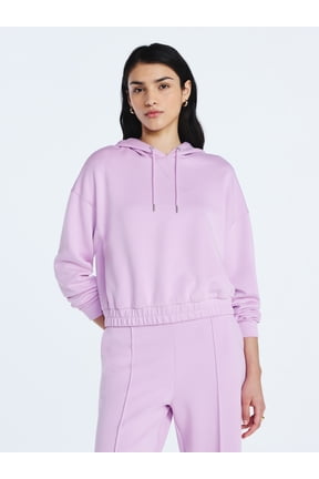 Women's and Women's Plus New Scubaknit Pullover Hoodie, Sizes XS-4X