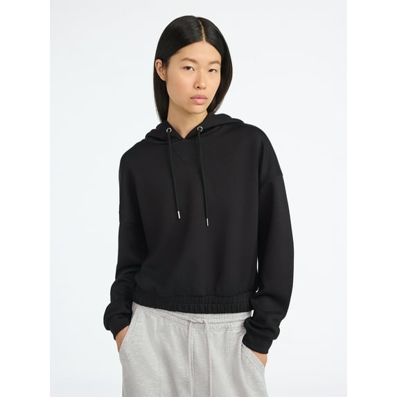 Scoop Women's and Women's Plus New Scubaknit Pullover Hoodie, Sizes XS-4X
