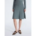 thumbnail image 1 of Scoop Women's and Women’s Plus Sculptural Sweater Knit Midi Skirt, Sizes XS-4X, 1 of 6