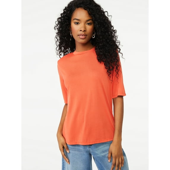 Scoop Women's Shoulder Pad T-Shirt