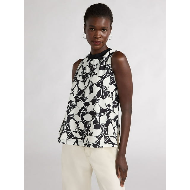 Scoop Women's Sleeveless Hi-Low Top, Sizes XS-XXL