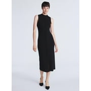 SCOOP Women's and Women’s Plus Button Front Midi Sweater Dress, Sizes XS-4X