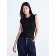 thumbnail image 1 of Scoop Women’s Sleeveless Ruffle Tank Top, Sizes XS-XXL, 1 of 5
