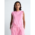 thumbnail image 1 of Scoop Women's Sleeveless Ruffle Top, Sizes XS-XXL, 1 of 5
