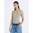 thumbnail image 1 of Scoop Women's Sleeveless Scoop Neck Contour Top, Sizes XS-XXL, 1 of 4