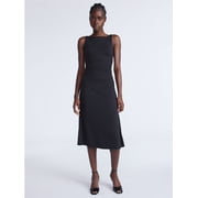 Scoop Women's Sleeveless Contour Midi Dress, Sizes XS-XXL