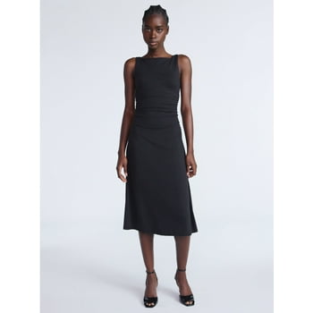 Scoop Women's Sleeveless Contour Midi Dress, Sizes XS-XXL