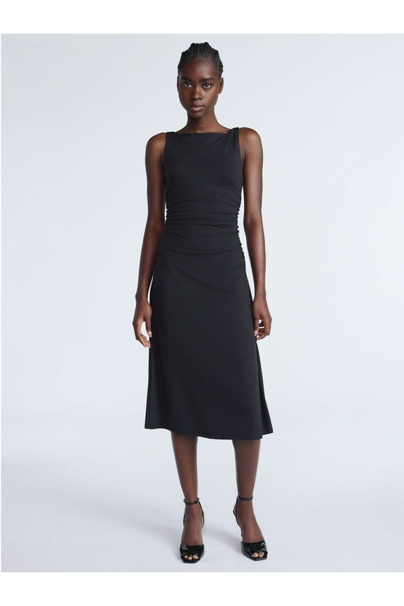 Women's Sleeveless Contour Midi Dress, Sizes XS-XXL