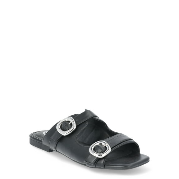 Scoop Women's Flat Slide Buckle Sandals