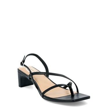 Scoop Women's Slingback Block Heels with Adjustable Strap