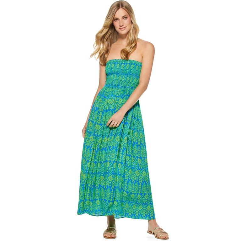 Smock top hot sale maxi dress