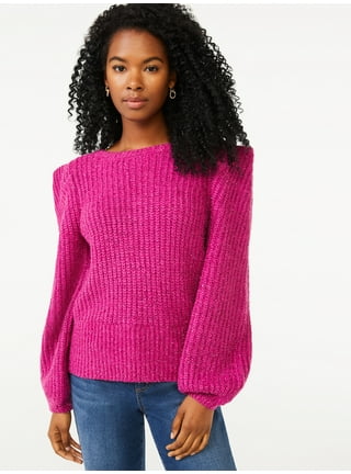 Scoop sweater top