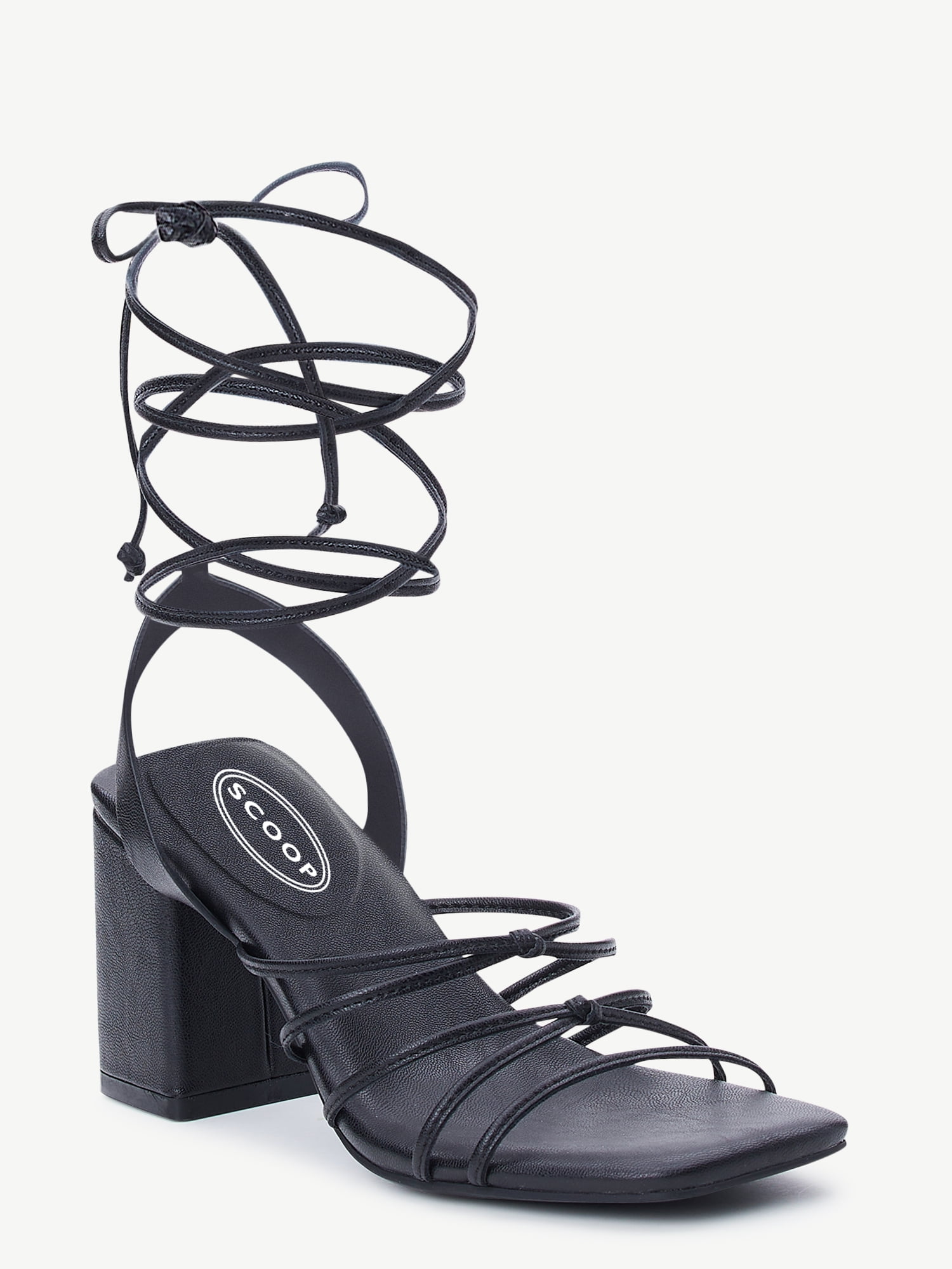 Suede Sandals On Black Spectacular Heel - KeeShoes