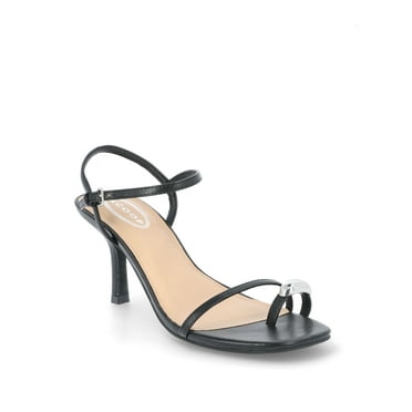 Scoop Women's Strappy Stiletto with Toe Loop