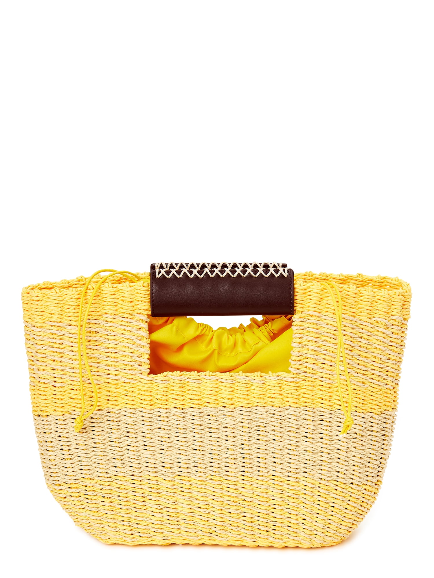 Scoop Womens Striped Bag, Women's, Size: One size, Yellow