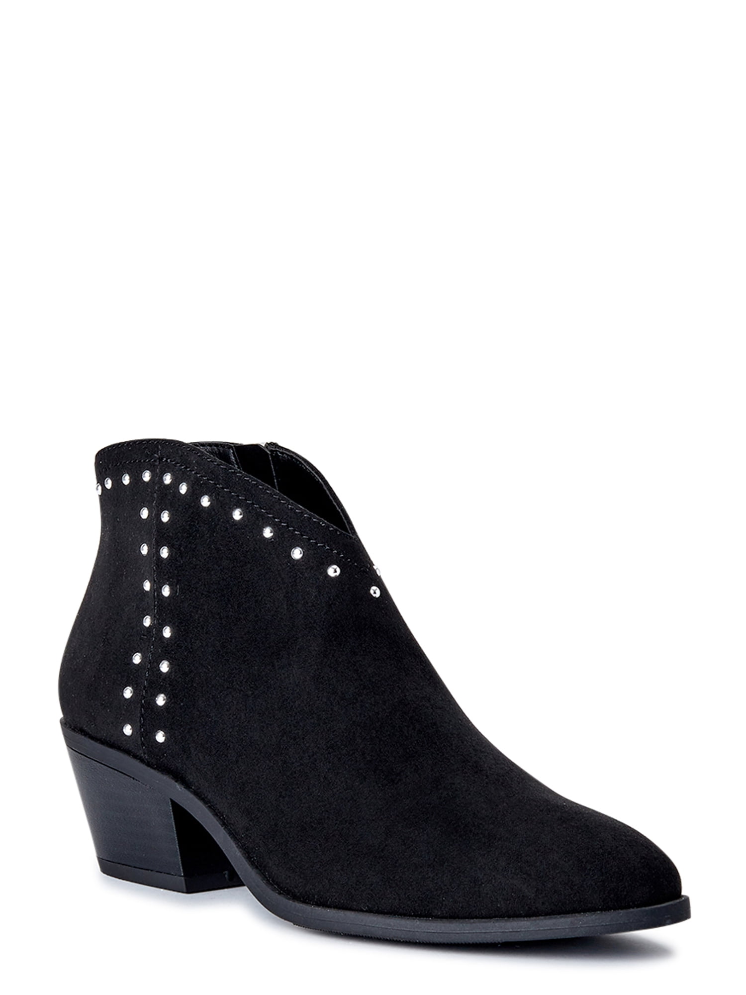 Studded suede booties sale