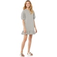 thumbnail image 1 of Scoop Women's Sweatshirt Dress with Ruffle Hem, 1 of 5