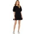thumbnail image 1 of Scoop Women's Sweatshirt Dress with Ruffle Hem, 1 of 5