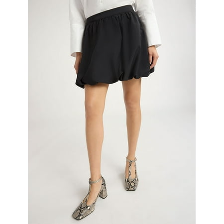 Scoop Women's Tech Mini Bubble Hem Skirt, Sizes 0-18