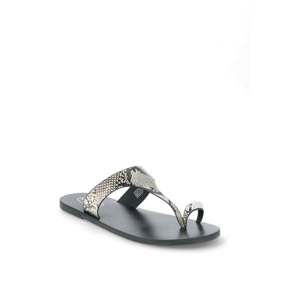 Scoop Womens Toe Ring Slide Sandals