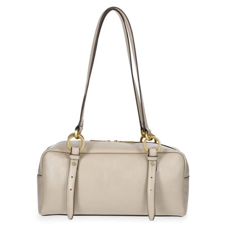 Scoop Women's Faux Leather Top Handle Shoulder Bag, Almond Biscuit