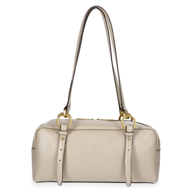 Scoop Women's Faux Leather Top Handle Shoulder Bag, Almond Biscuit