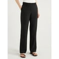 thumbnail image 1 of Scoop Women's Ultimate Crepe Stovepipe Suit Pants with Straight Leg, Sizes 0-18, 32’’ Inseam, 1 of 5