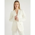 Scoop Women's Ultimate Crepe One Button Suit Blazer, Sizes XSXXL