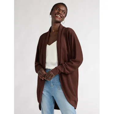 Scoop Women’s Ultimate ScubaKnit Cardigan, Sizes XS-XXL